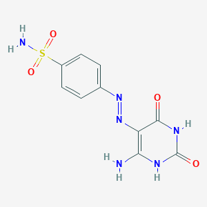 4-[(6-amino-2,4-dioxo-1H-pyrimidin-5-yl)diazenyl]benzenesulfonamide