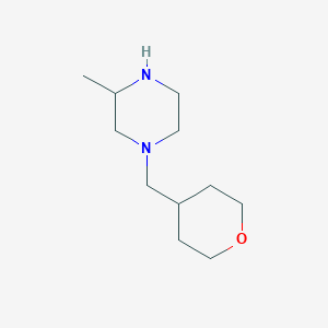 3-Methyl-1-[(oxan-4-yl)methyl]piperazine