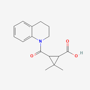 3-(3,4-Dihydroquinolin-1(2H)-ylcarbonyl)-2,2-dimethylcyclopropanecarboxylic acid