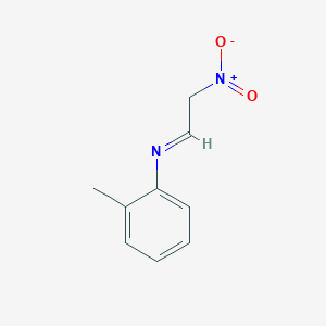 Benzenamine,2-methyl-n-(2-nitroethylidene)-