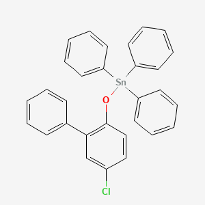 [(5-Chloro[1,1'-biphenyl]-2-yl)oxy](triphenyl)stannane