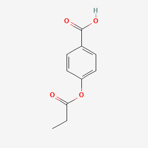 molecular formula C10H10O4 B13999867 4-(Propanoyloxy)benzoic acid CAS No. 16358-92-2