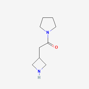 2-(Azetidin-3-yl)-1-(pyrrolidin-1-yl)ethan-1-one