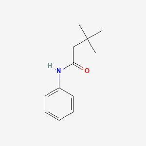 molecular formula C12H17NO B13999967 3,3-dimethyl-N-phenylbutanamide CAS No. 72807-56-8