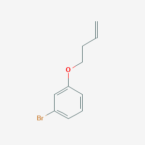 molecular formula C10H11BrO B1399998 1-Bromo-3-(but-3-en-1-yloxy)benzene CAS No. 1065169-60-9