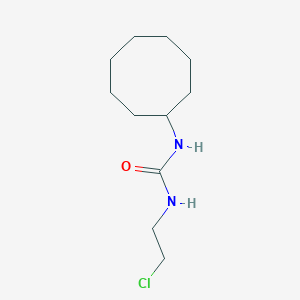 molecular formula C11H21ClN2O B13999987 1-(2-Chloroethyl)-3-cyclooctylurea CAS No. 13908-28-6