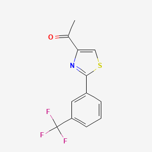1-[2-(3-Trifluoromethyl-phenyl)-thiazol-4-yl]-ethanone