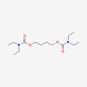 molecular formula C14H28N2O4 B14000014 Butane-1,4-diyl bis(diethylcarbamate) CAS No. 31035-91-3