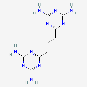 6-[3-(4,6-Diamino-1,3,5-triazin-2-yl)propyl]-1,3,5-triazine-2,4-diamine