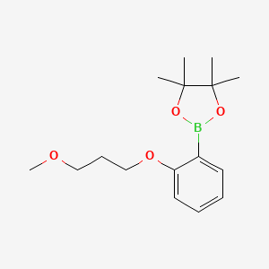 2-(2-(3-Methoxypropoxy)phenyl)-4,4,5,5-tetramethyl-1,3,2-dioxaborolane