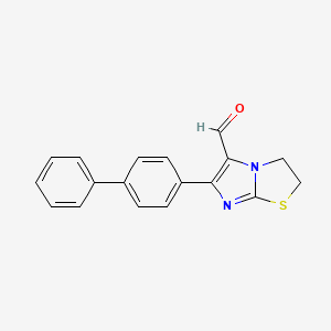 6-(4-Phenylphenyl)-2,3-dihydroimidazo[2,1-b][1,3]thiazole-5-carbaldehyde