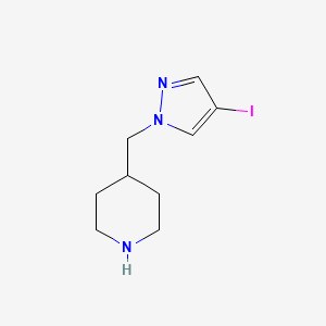 4-(4-Iodopyrazol-1-ylmethyl)piperidine