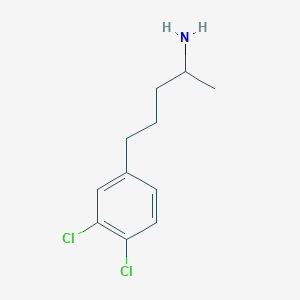 5-(3,4-Dichlorophenyl)pentan-2-amine