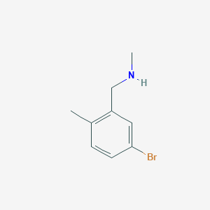 [(5-Bromo-2-methylphenyl)methyl](methyl)amine