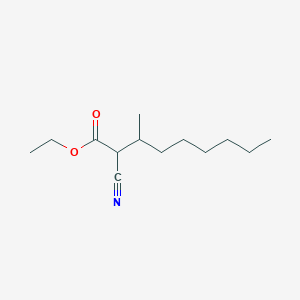 Ethyl 2-cyano-3-methylnonanoate