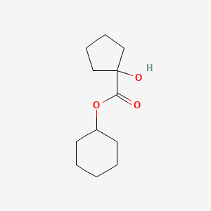 Cyclohexyl 1-hydroxycyclopentane-1-carboxylate