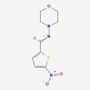 N-morpholin-4-yl-1-(5-nitrothiophen-2-yl)methanimine