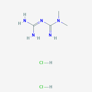 3-(diaminomethylidene)-1,1-dimethylguanidine;dihydrochloride