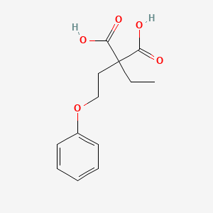 Ethyl(2-phenoxyethyl)propanedioic acid