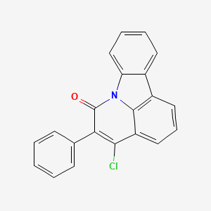 4-chloro-5-phenyl-6H-pyrido[3,2,1-jk]carbazol-6-one