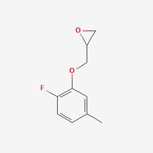 molecular formula C10H11FO2 B1400043 2-(2-Fluoro-5-methylphenoxymethyl)-oxirane CAS No. 1343663-06-8