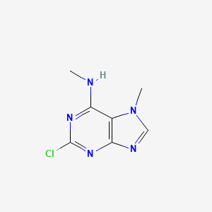 B14000432 2-Chloro-n,7-dimethyl-7h-purin-6-amine CAS No. 5444-30-4