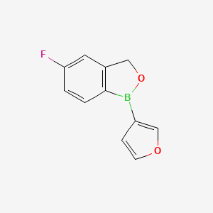 2,1-Benzoxaborole, 5-fluoro-1-(3-furanyl)-1,3-dihydro-