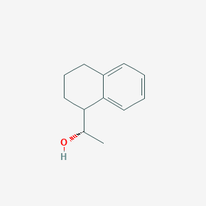 molecular formula C12H16O B1400047 (1S)-1-(1,2,3,4-tetrahydronaphthalen-1-yl)ethan-1-ol CAS No. 1344968-64-4