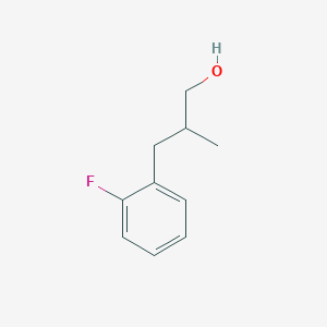 molecular formula C10H13FO B1400049 3-(2-Fluorophenyl)-2-methylpropan-1-ol CAS No. 1342822-91-6