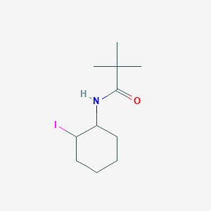 molecular formula C11H20INO B14000497 n-(2-Iodocyclohexyl)-2,2-dimethylpropanamide CAS No. 4916-80-7