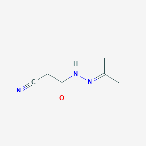 N'1-(1-Methylethylidene)-2-cyanoethanohydrazide