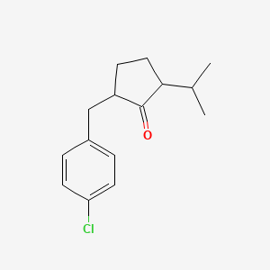 2-(4-Chlorobenzyl)-5-isopropylcyclopentanone