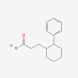 Cyclohexanepropanoic acid, 2-phenyl-