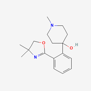 4-[2-(4,4-Dimethyl-4,5-dihydro-1,3-oxazol-2-yl)phenyl]-1-methylpiperidin-4-ol