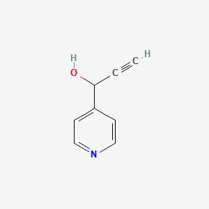 molecular formula C8H7NO B1400062 1-(Pyridin-4-yl)prop-2-yn-1-ol CAS No. 1087354-01-5