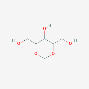 molecular formula C6H12O5 B14000647 2,4-o-Methylidenepentitol CAS No. 5348-86-7