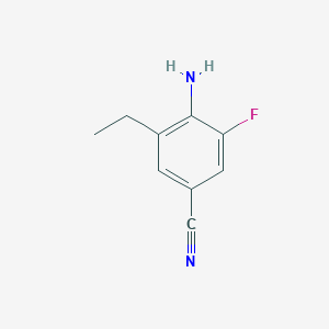 4-Amino-3-ethyl-5-fluorobenzonitrile