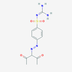 2-[4-(2,4-Dioxopentan-3-yldiazenyl)phenyl]sulfonylguanidine