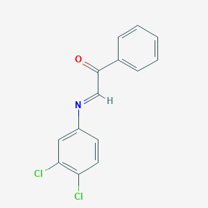 (2E)-2-[(3,4-Dichlorophenyl)imino]-1-phenylethan-1-one