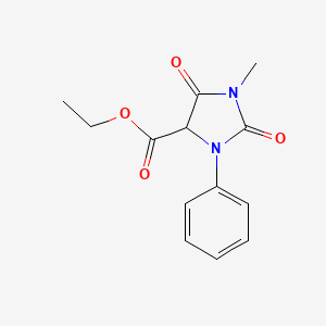 Ethyl 1-methyl-2,5-dioxo-3-phenylimidazolidine-4-carboxylate