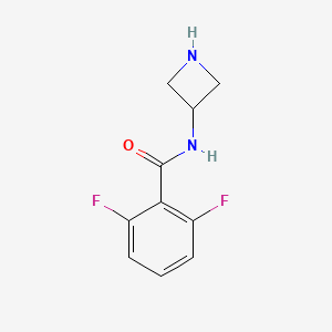 molecular formula C10H10F2N2O B1400074 N-(azetidin-3-yl)-2,6-difluorobenzamide CAS No. 1826765-52-9
