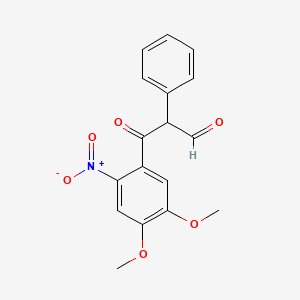 3-(4,5-Dimethoxy-2-nitrophenyl)-3-oxo-2-phenylpropanal