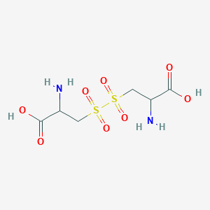 2-Amino-3-(2-amino-2-carboxyethyl)sulfonylsulfonylpropanoic acid