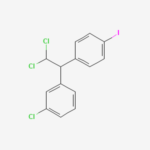 1-Chloro-3-[2,2-dichloro-1-(4-iodophenyl)ethyl]benzene