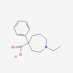 1-Ethyl-4-phenylazepane-4-carboxylic acid