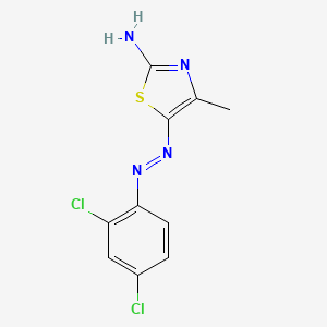 2,4-dichloro-N-[(2-imino-4-methyl-1,3-thiazol-5-ylidene)amino]aniline