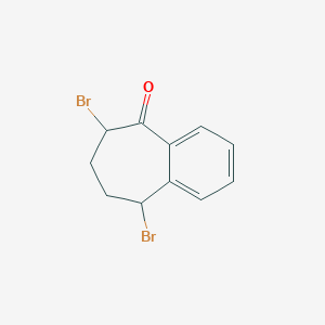 6,9-Dibromo-6,7,8,9-tetrahydrobenzo[7]annulen-5-one