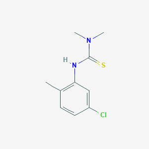 molecular formula C10H13ClN2S B14000998 3-(5-Chloro-2-methylphenyl)-1,1-dimethylthiourea CAS No. 14501-93-0