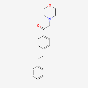 2-Morpholin-4-yl-1-(4-phenethylphenyl)ethanone