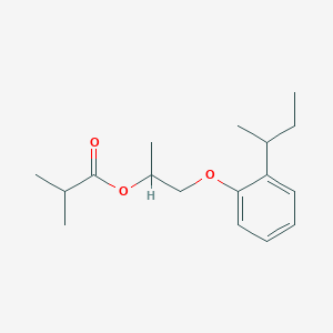 1-[2-(Butan-2-yl)phenoxy]propan-2-yl 2-methylpropanoate